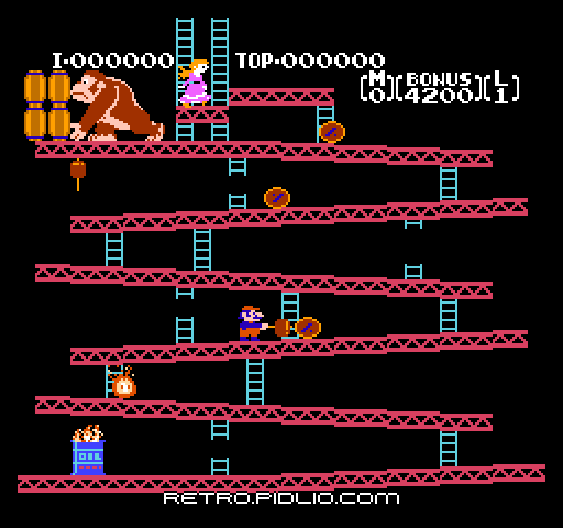 ドンキーコング(DONKEY KONG):キャプチャ画像2 ─ pidlio.com