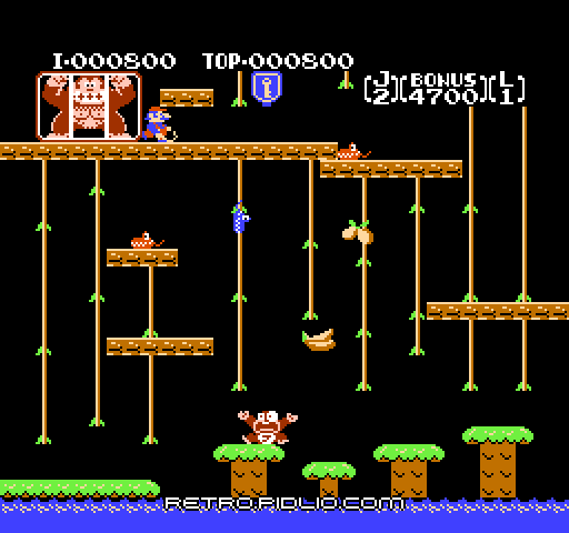 ドンキーコングJR.(DONKEY KONG JR.):キャプチャ画像2 ─ pidlio.com