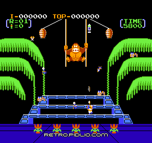 ドンキーコング3(DONKEY KONG 3):キャプチャ画像2 ─ pidlio.com