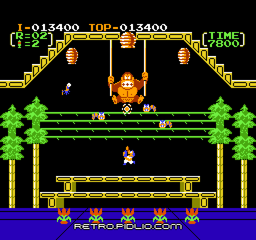 ドンキーコング3(DONKEY KONG 3):キャプチャ画像3 ─ pidlio.com