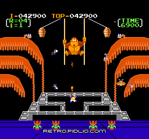 ドンキーコング3(DONKEY KONG 3):キャプチャ画像4 ─ pidlio.com