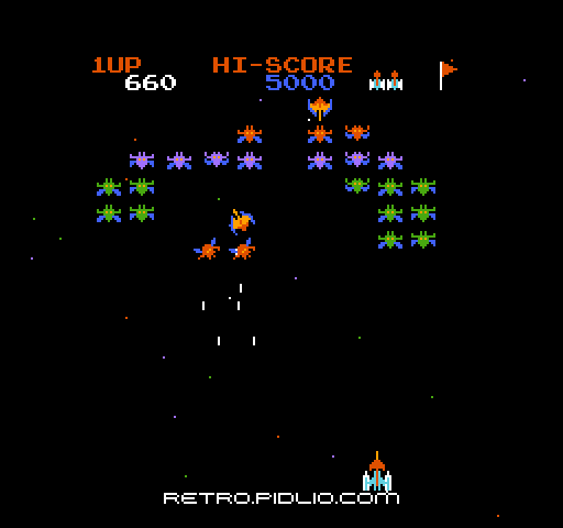 ギャラクシアン(Galaxian):キャプチャ画像3 ─ pidlio.com