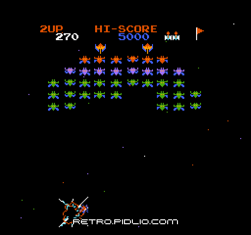 ギャラクシアン(Galaxian):キャプチャ画像4 ─ pidlio.com