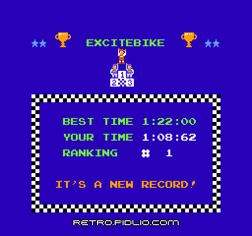 エキサイトバイク(EXCITEBIKE):キャプチャ画像4 ─ pidlio.com