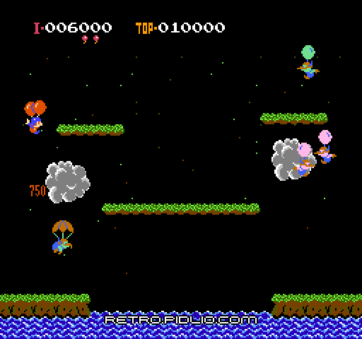 バルーンファイト(Balloon Fight):キャプチャ画像2 ─ pidlio.com