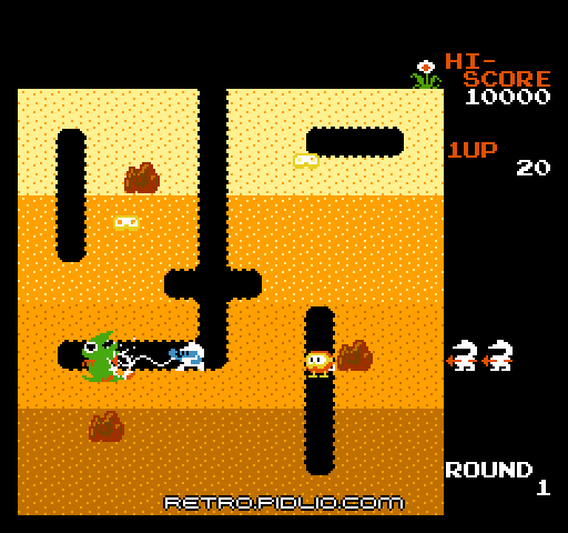 ディグダグ(DIGDUG):キャプチャ画像3 ─ pidlio.com