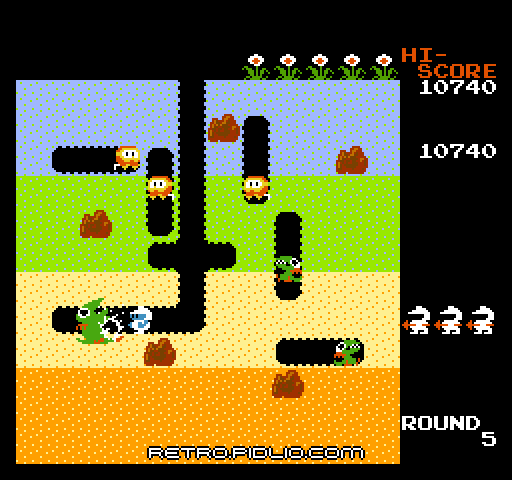 ディグダグ(DIGDUG):キャプチャ画像4 ─ pidlio.com