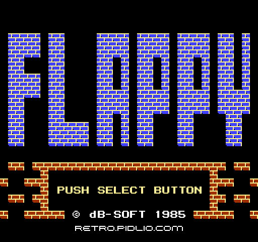 フラッピー(FLAPPY)のタイトル画面/ゲームのキャプチャ画像1 ─ pidlio.com