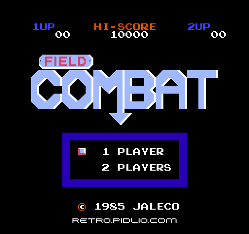 フィールドコンバットのタイトル画面／ゲームのキャプチャ画像1 ─ pidlio.com