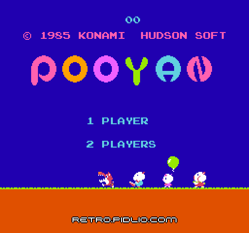 プーヤンのタイトル画面/ゲームのキャプチャ画像1 ─ pidlio.com