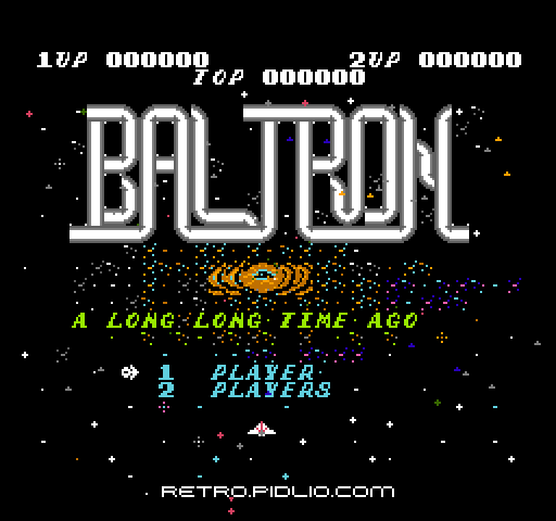 バルトロン(BALTRON)のタイトル画面/ゲームのキャプチャ画像1 ─ pidlio.com