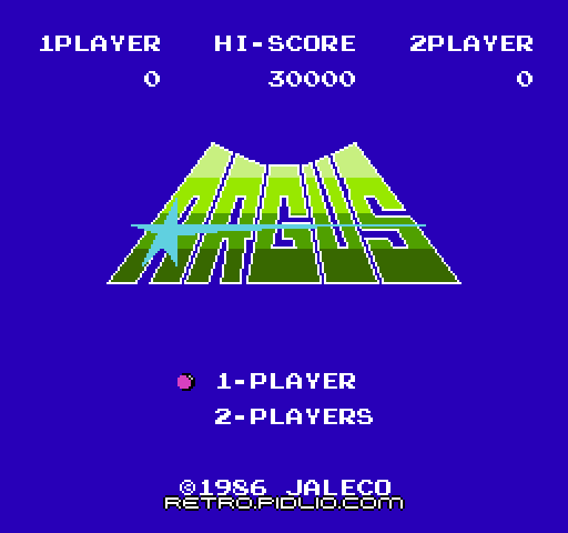 アーガス(Argus)のタイトル画面/ゲームのキャプチャ画像1 ─ pidlio.com