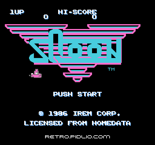 スクーン（SQOON）のタイトル画面／ゲームのキャプチャ画像1 ─ pidlio.com