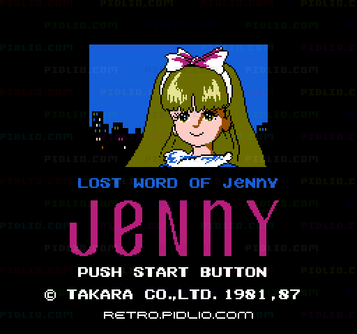 ロストワード・オブ・ジェニー 失われたメッセージのタイトル画面/ゲームのキャプチャ画像1 ─ pidlio.com