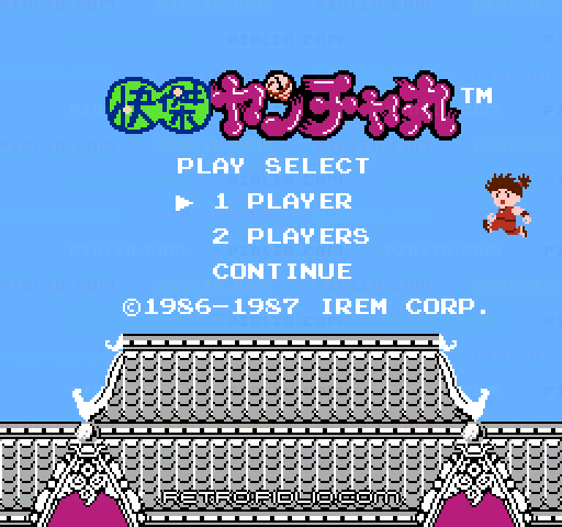 快傑ヤンチャ丸のタイトル画面/ゲームのキャプチャ画像1 ─ pidlio.com