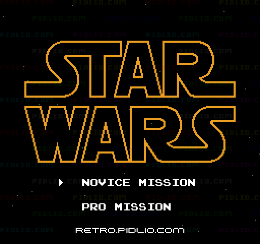 スター・ウォーズのタイトル画面/ゲームのキャプチャ画像1 ─ pidlio.com