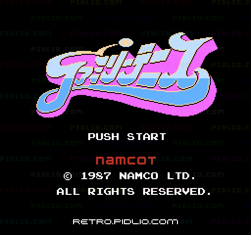 ファミリーテニスのタイトル画面/ゲームのキャプチャ画像1 ─ pidlio.com