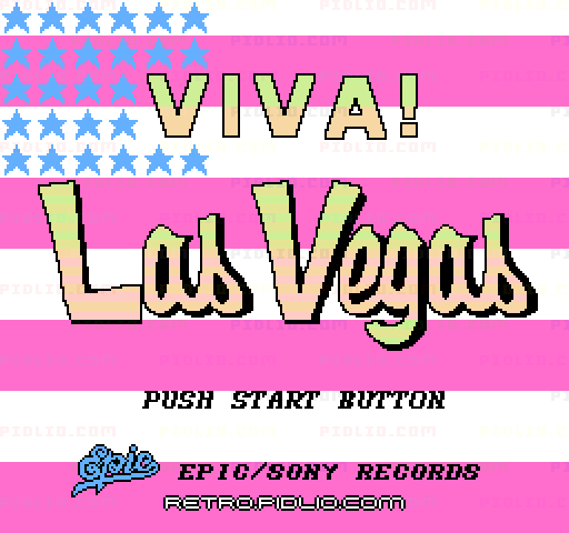 ビバ・ラスベガス（VIVA LASVEGAS）のタイトル画面／ゲームのキャプチャ画像1 ─ pidlio.com