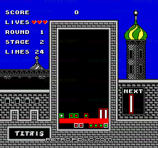 テトリス（TETRIS）：キャプチャ画像3 ─ pidlio.com