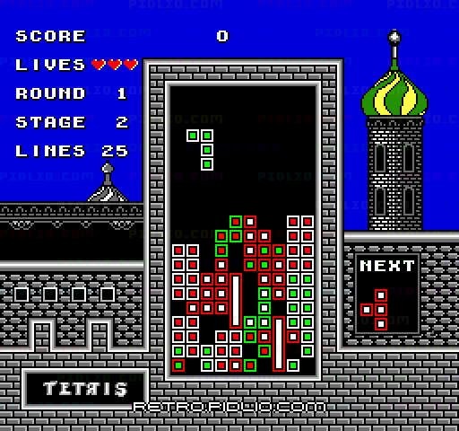 テトリス（TETRIS）：キャプチャ画像4 ─ pidlio.com
