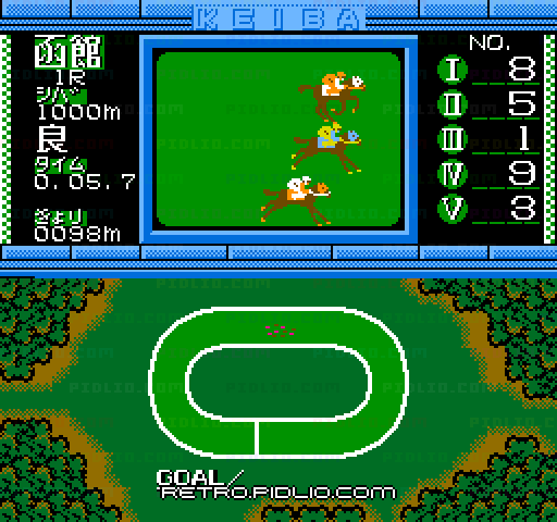 KEIBA simulation 本命：キャプチャ画像3 ─ pidlio.com