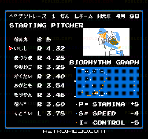 新・燃えろ!!プロ野球：キャプチャ画像2 ─ pidlio.com
