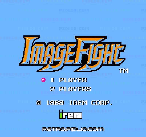 イメージファイトのタイトル画面／ゲームのキャプチャ画像1 ─ pidlio.com