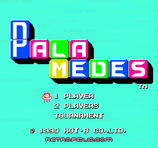 パラメデスのタイトル画面／ゲームのキャプチャ画像1 ─ pidlio.com