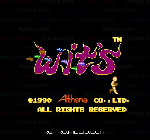 Wit's（ウイッツ）のタイトル画面／ゲームのキャプチャ画像1 ─ pidlio.com