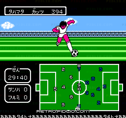 キャプテン翼II スーパーストライカー:キャプチャ画像3 ─ pidlio.com