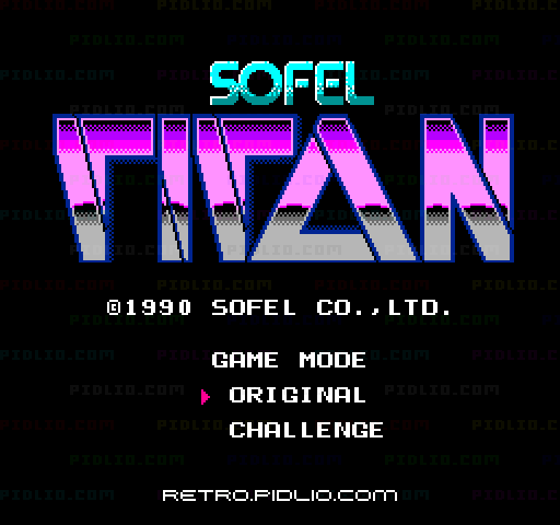 TITANのタイトル画面/ゲームのキャプチャ画像1 ─ pidlio.com