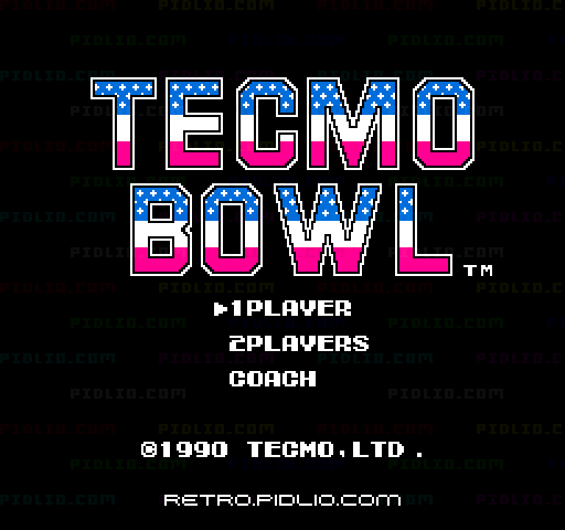 テクモボウルのタイトル画面／ゲームのキャプチャ画像1 ─ pidlio.com