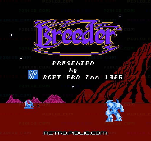 ブリーダー(Breeder)のタイトル画面/ゲームのキャプチャ画像1 ─ pidlio.com