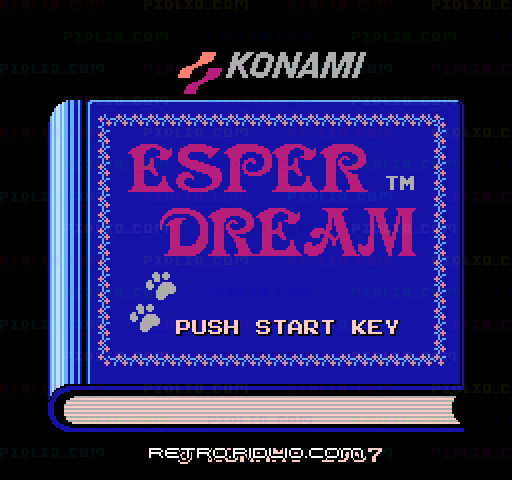 エスパードリームのタイトル画面/ゲームのキャプチャ画像1 ─ pidlio.com