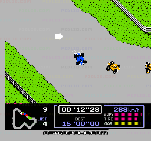 ファミコングランプリ F1レース：キャプチャ画像4 ─ pidlio.com