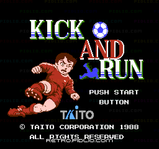 キック アンド ランのタイトル画面/ゲームのキャプチャ画像1 ─ pidlio.com