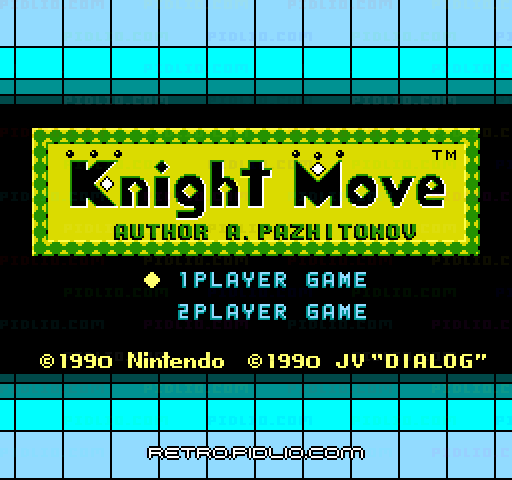 ナイトムーブのタイトル画面/ゲームのキャプチャ画像1 ─ pidlio.com