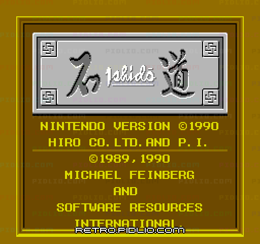 石道のタイトル画面/ゲームのキャプチャ画像1 ─ pidlio.com