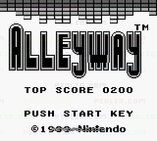 アレイウェイのタイトル画面/ゲームのキャプチャ画像1 ─ pidlio.com