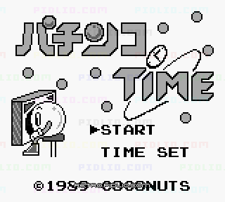 パチンコタイムのタイトル画面/ゲームのキャプチャ画像1 ─ pidlio.com