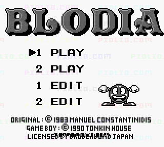 ブロディアのタイトル画面/ゲームのキャプチャ画像1 ─ pidlio.com