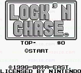 ロックンチェイスのタイトル画面／ゲームのキャプチャ画像1 ─ pidlio.com