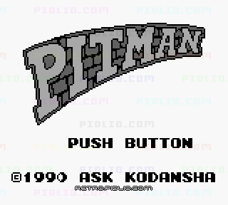 PITMAN（ピットマン）のタイトル画面／ゲームのキャプチャ画像1 ─ pidlio.com