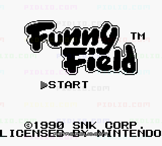 ファニーフィールドのタイトル画面／ゲームのキャプチャ画像1 ─ pidlio.com