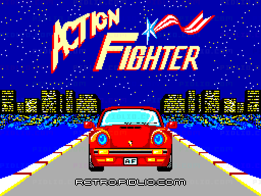 アクションファイターのタイトル画面/ゲームのキャプチャ画像1 ─ pidlio.com