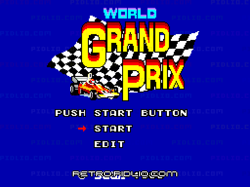 ザ・サーキットのタイトル画面/ゲームのキャプチャ画像1 ─ pidlio.com