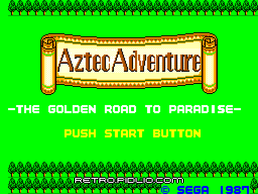 ナスカ'88のタイトル画面/ゲームのキャプチャ画像1 ─ pidlio.com