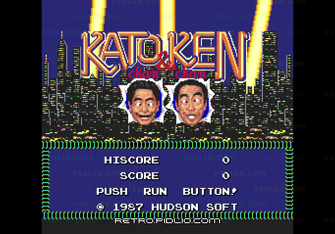 カトちゃんケンちゃんのタイトル画面／ゲームのキャプチャ画像1 ─ pidlio.com