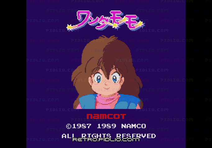 ワンダーモモのタイトル画面/ゲームのキャプチャ画像1 ─ pidlio.com