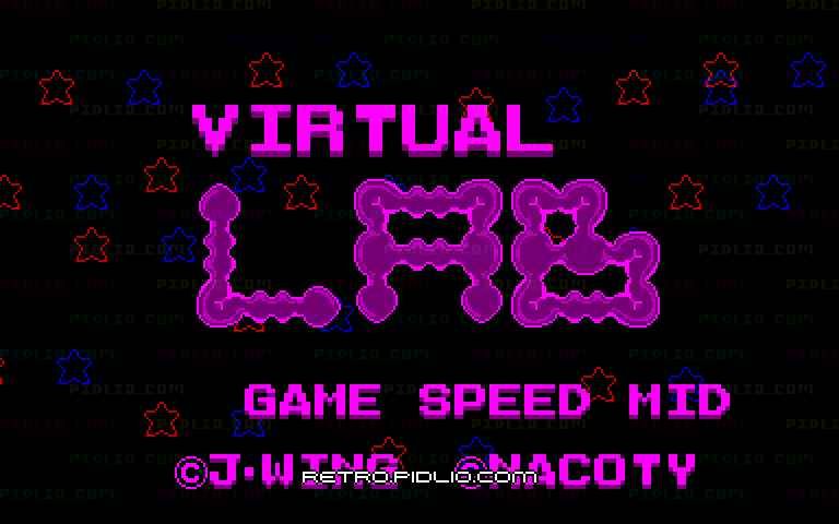 バーチャルLABのタイトル画面/ゲームのキャプチャ画像1 ─ pidlio.com